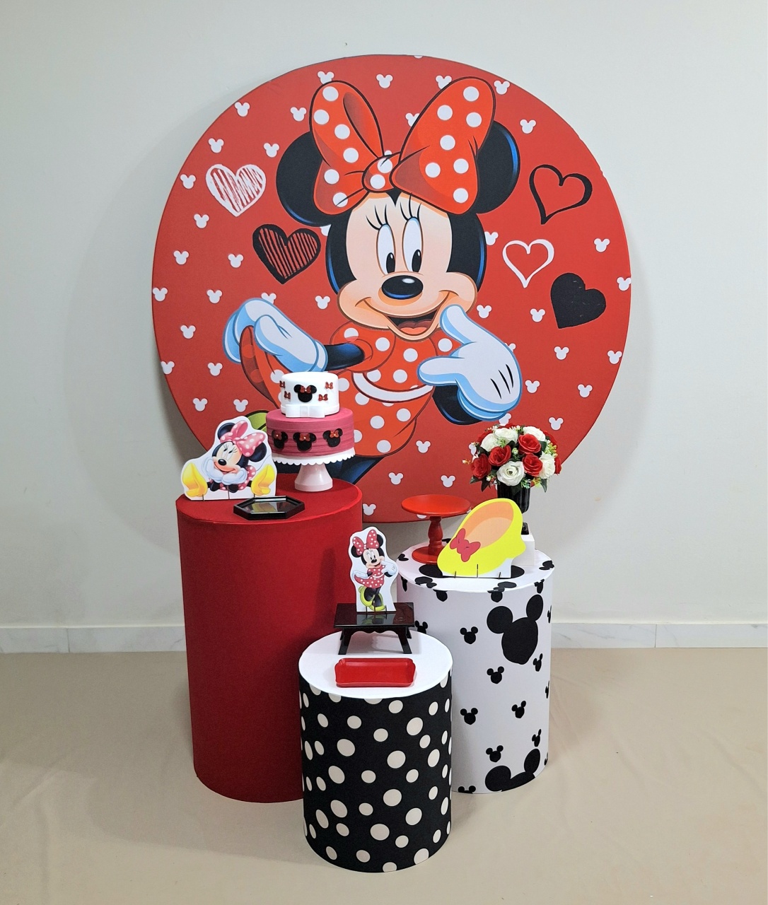Minnie Vermelha Convencional - Balo Mais Festas Pegue E Monte