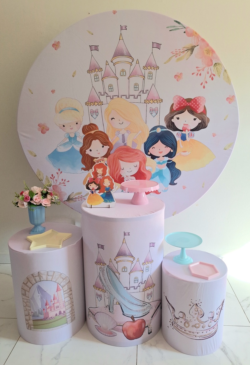 Princesas Cute Promocional  - Balo Mais Festas Pegue E Monte