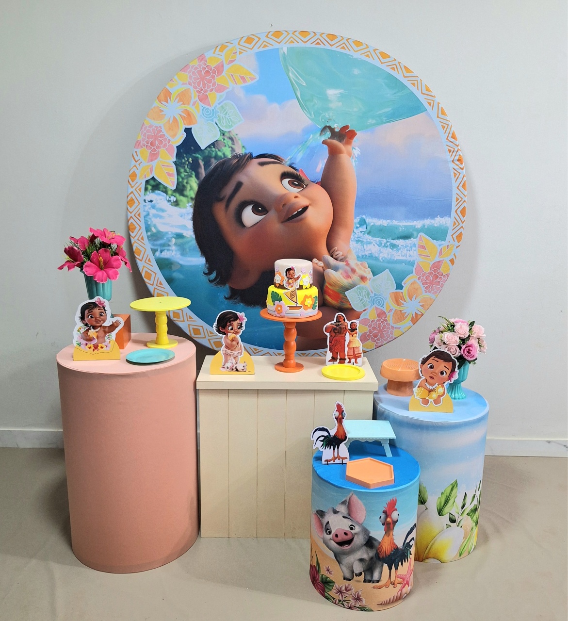 Moana Baby Especial - Balo Mais Festas Pegue E Monte