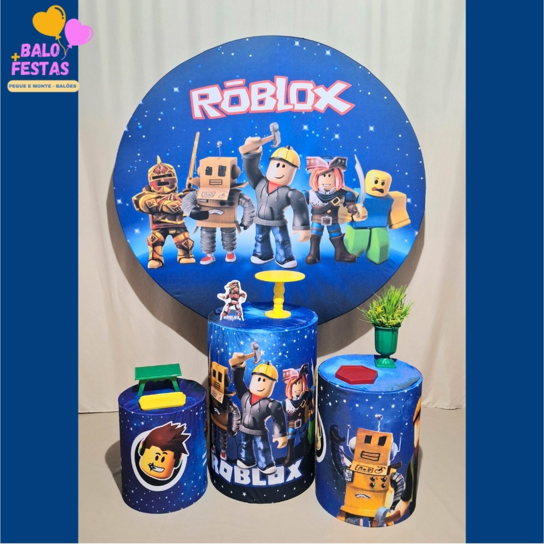 Roblox Promocional - Balo Mais Festas Pegue E Monte