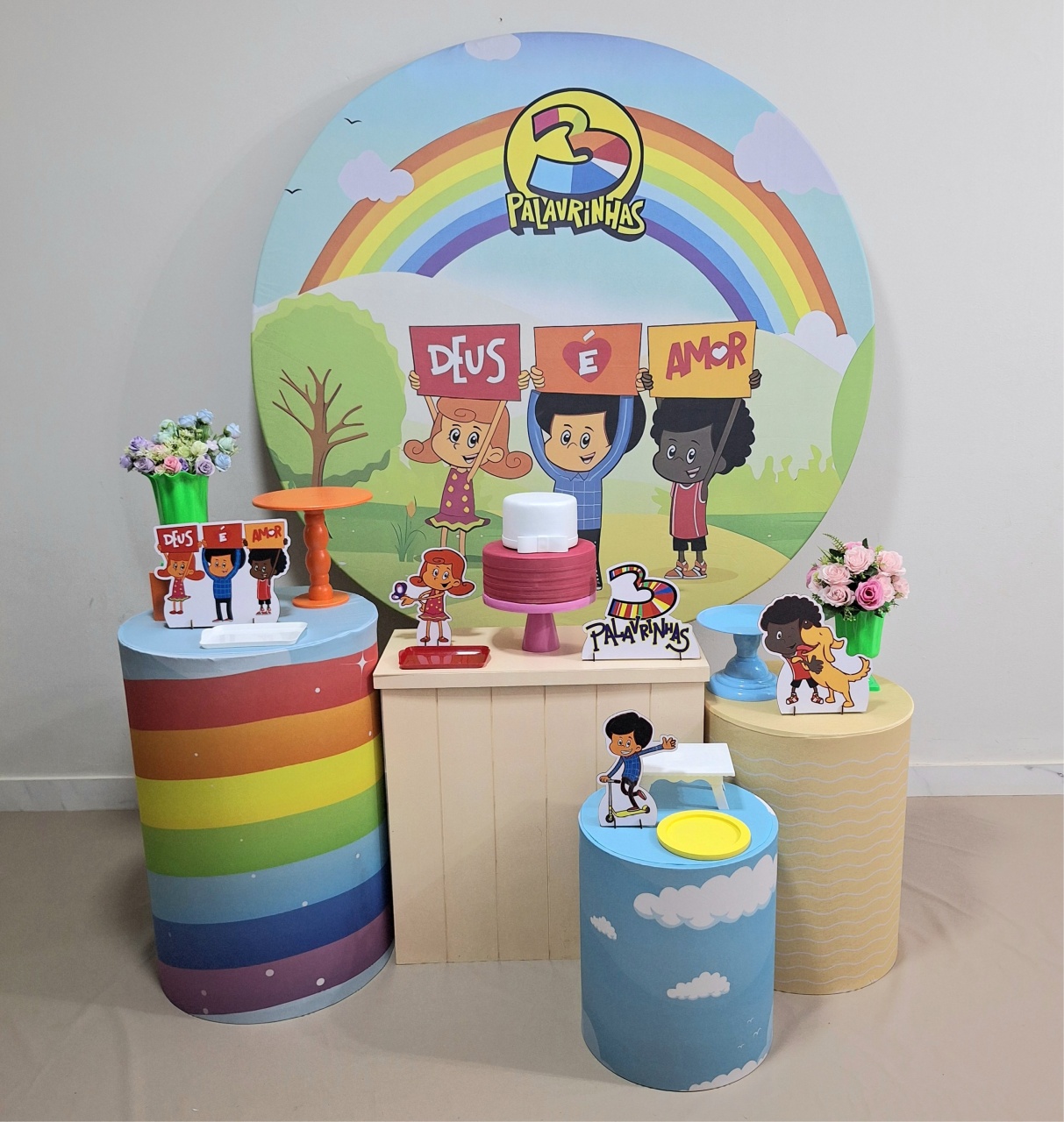 Três Palavrinhas Especial - Balo Mais Festas Pegue E Monte