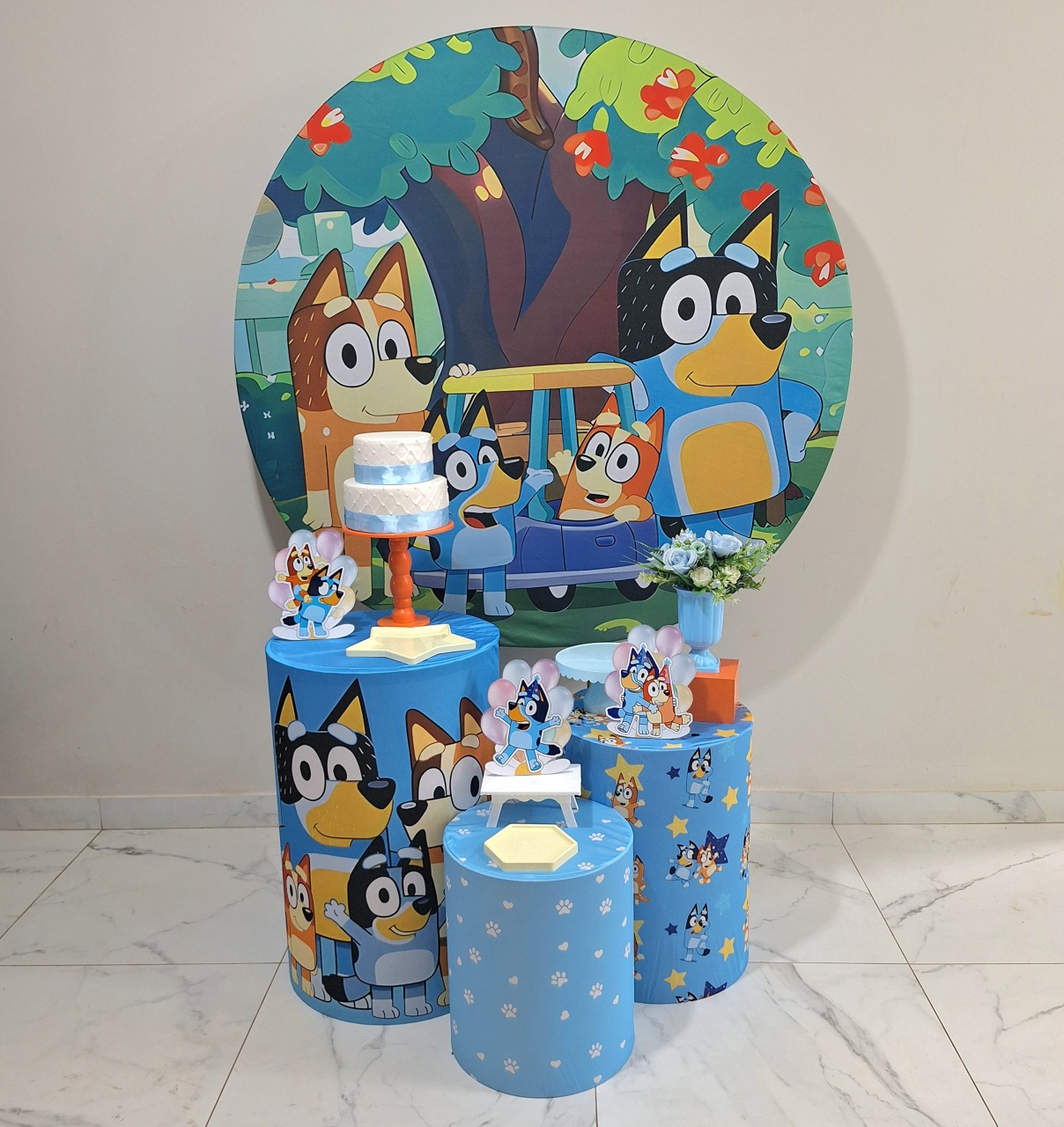 Bluey Convencional - Balo Mais Festas Pegue E Monte