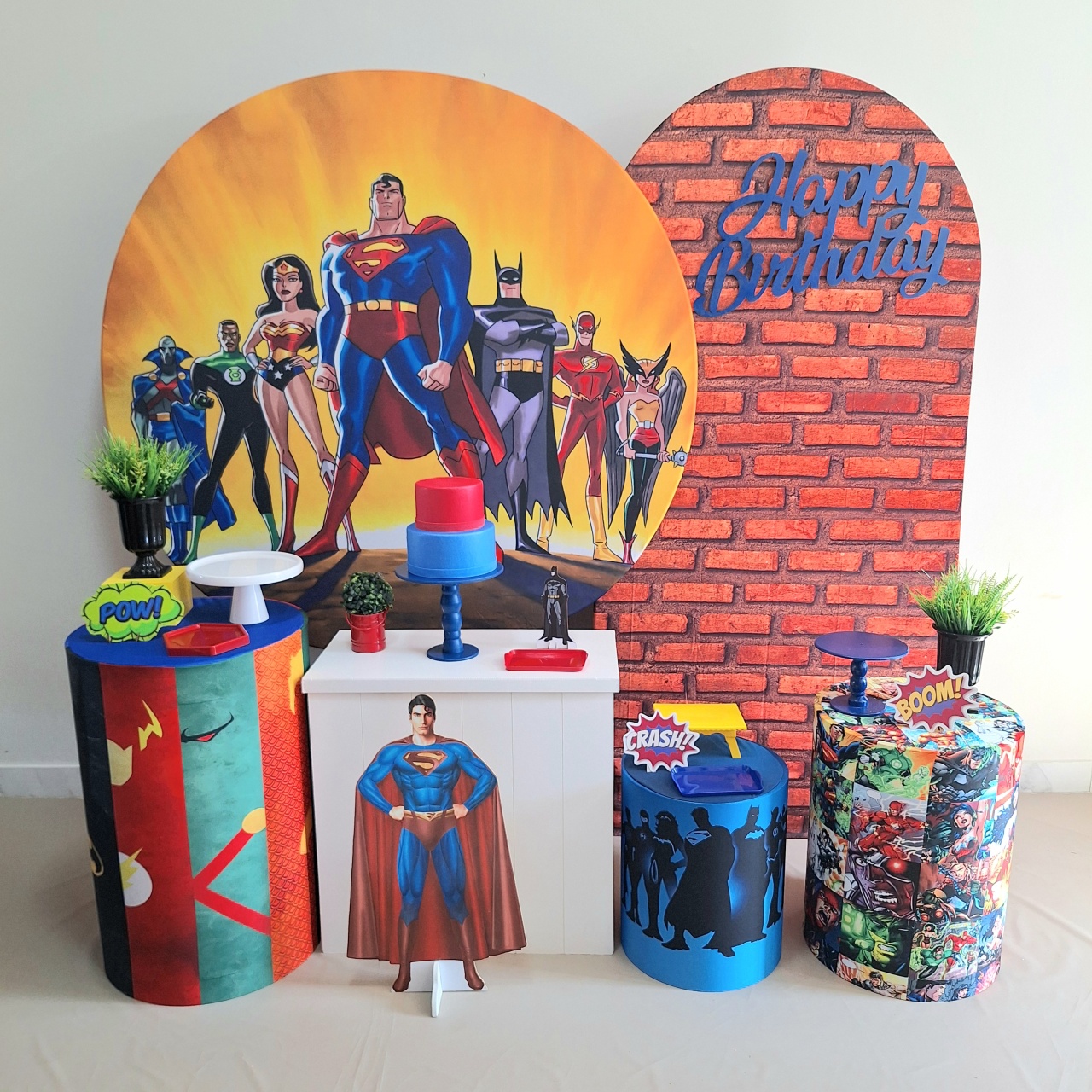 Herois Dc Excepcional- Liga da Justiça - Balo Mais Festas Pegue E Monte