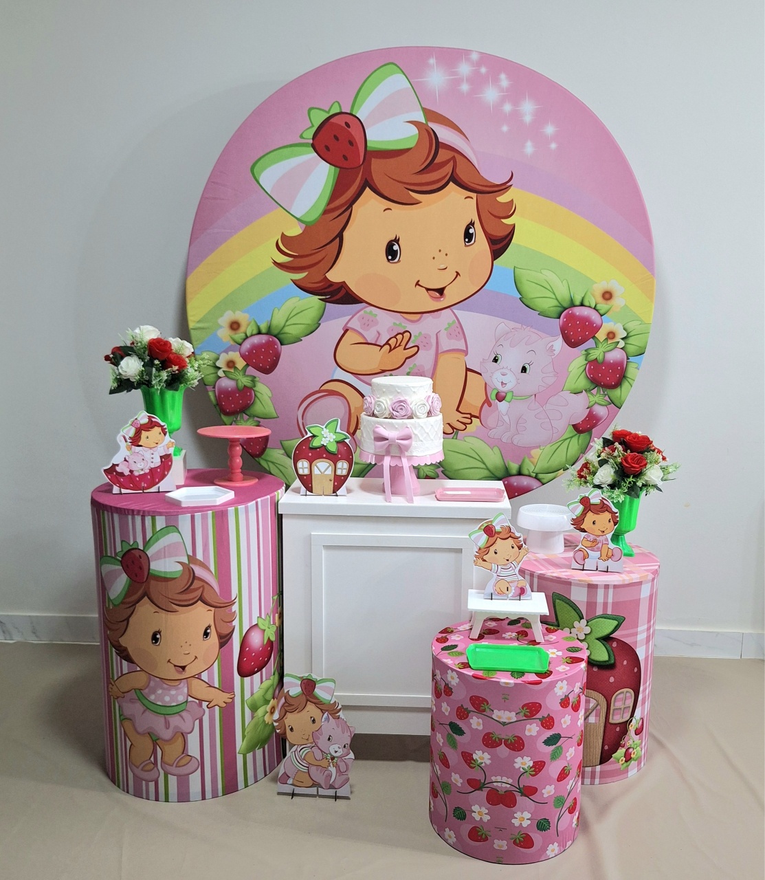 Moranguinho Baby Especial - Balo Mais Festas Pegue E Monte
