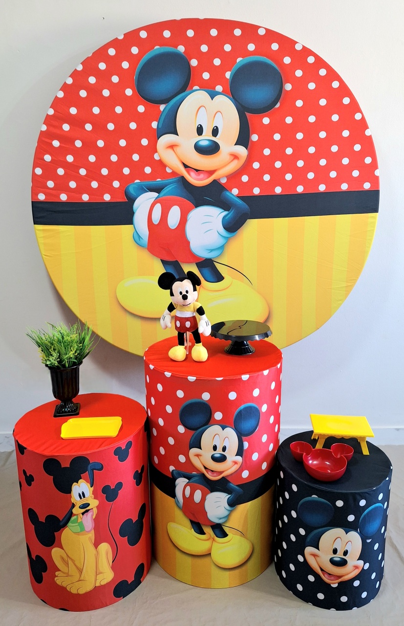 Mickey 01 Promocional  - Balo Mais Festas Pegue E Monte
