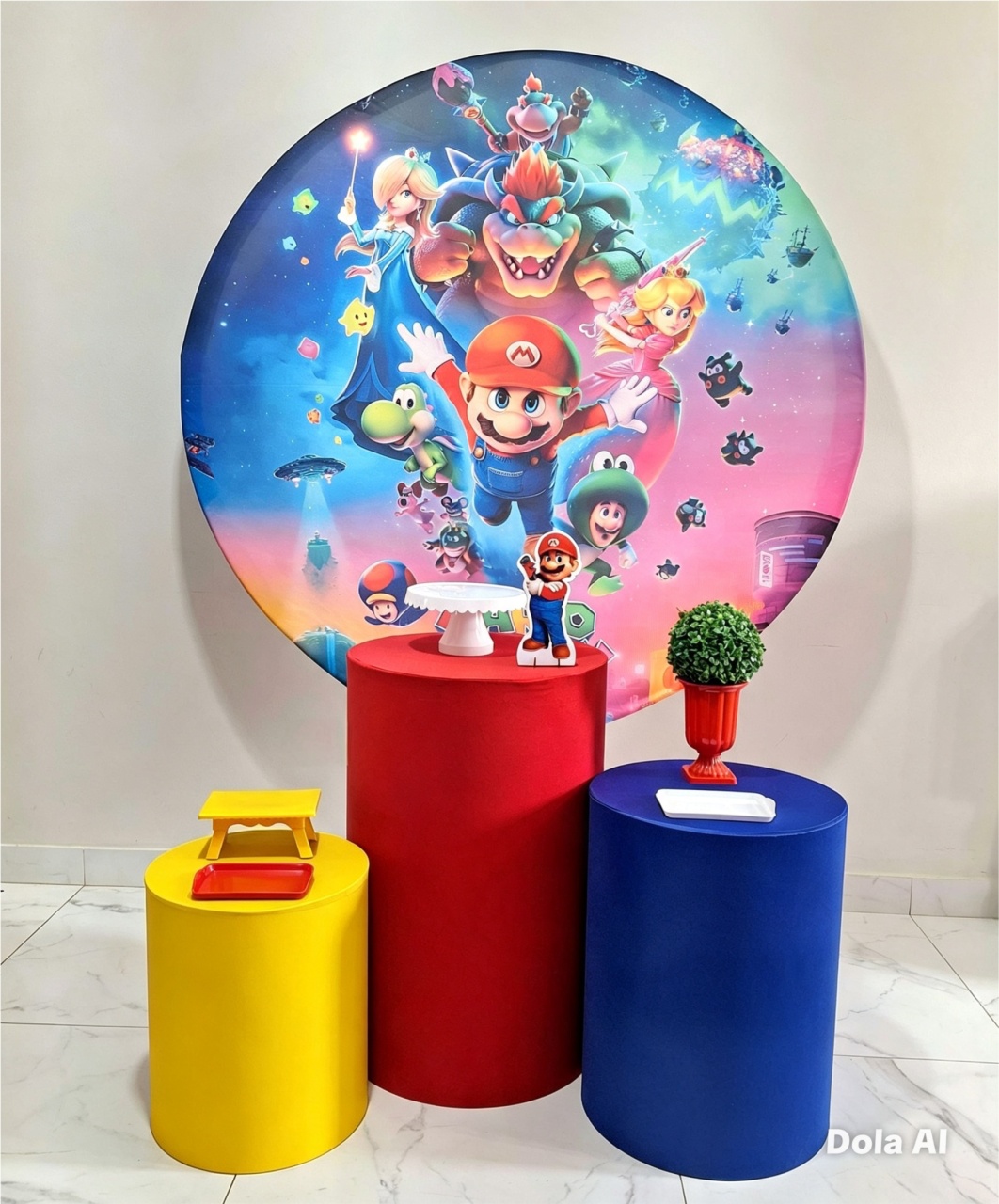 Mario Galaxy Promocional - Balo Mais Festas Pegue E Monte