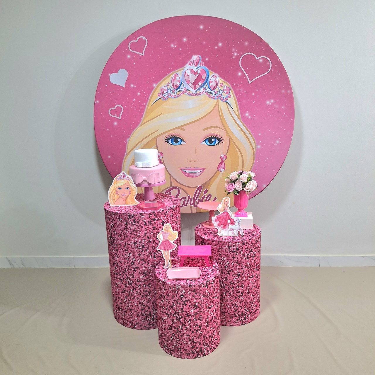 Barbie Rosto Convencional - Balo Mais Festas Pegue E Monte