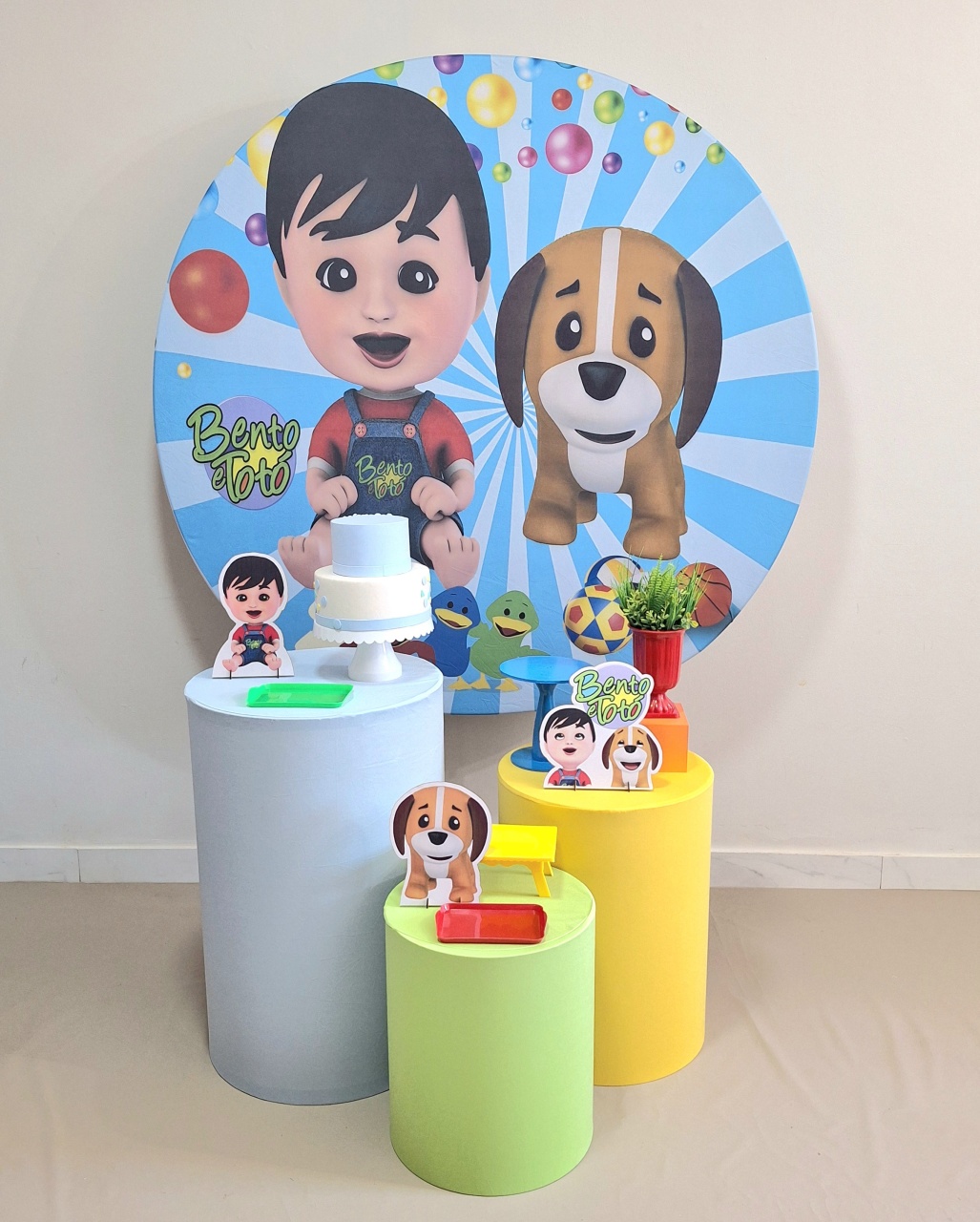 Bento E Totó Convencional - Balo Mais Festas Pegue E Monte
