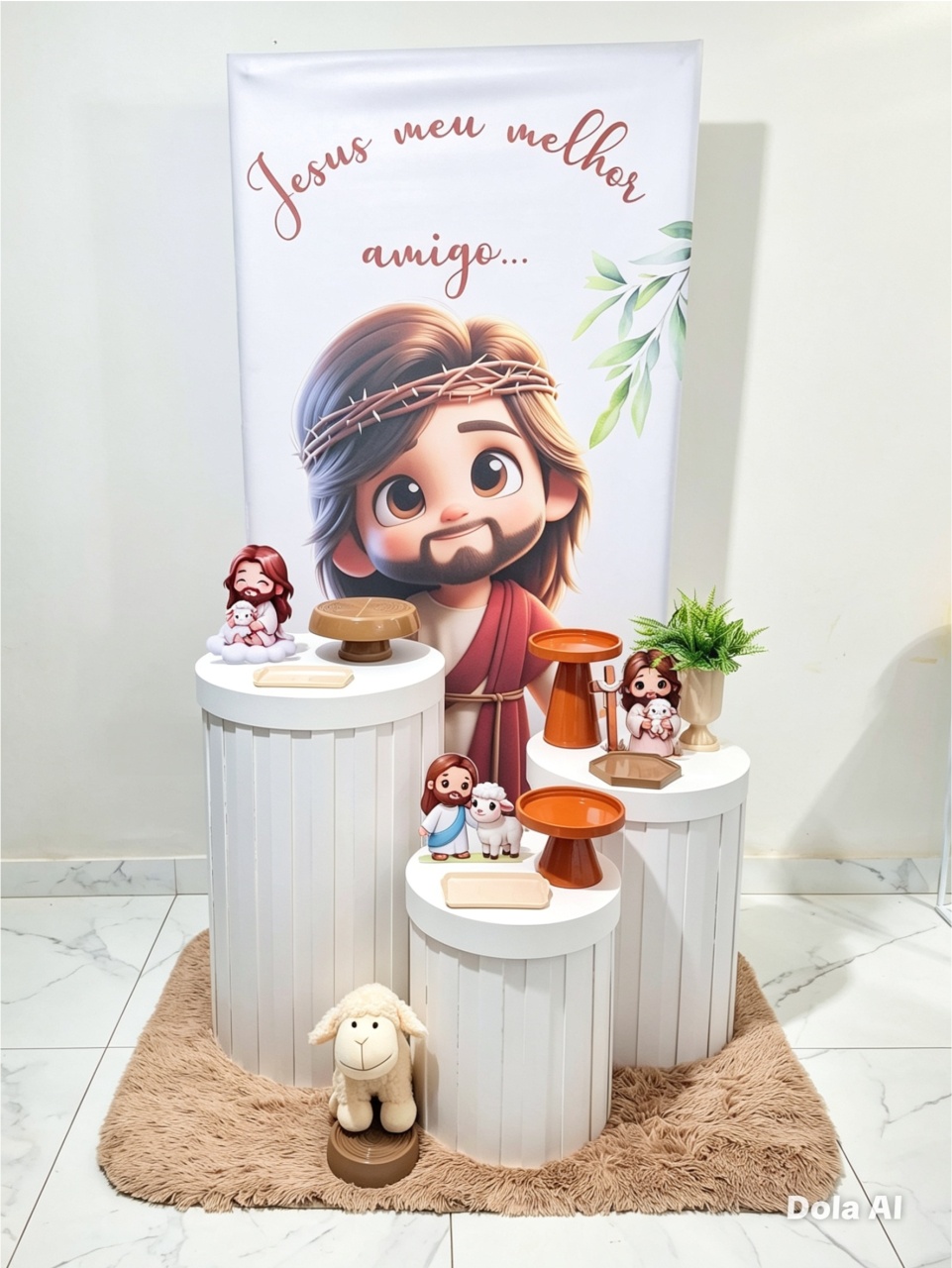 Kit Diferenciado Jesus 02 - Balo Mais Festas Pegue E Monte