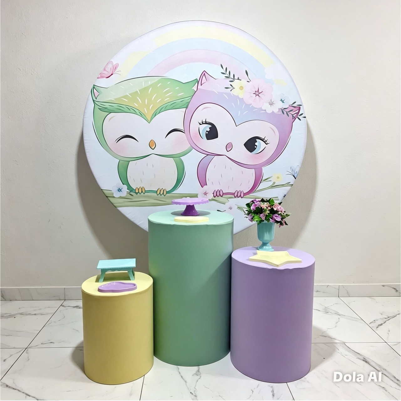 Corujinhas Promocional - Balo Mais Festas Pegue E Monte