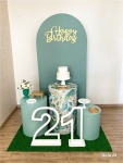 Kit Diferenciado Verde Painel Romano - imagem 2