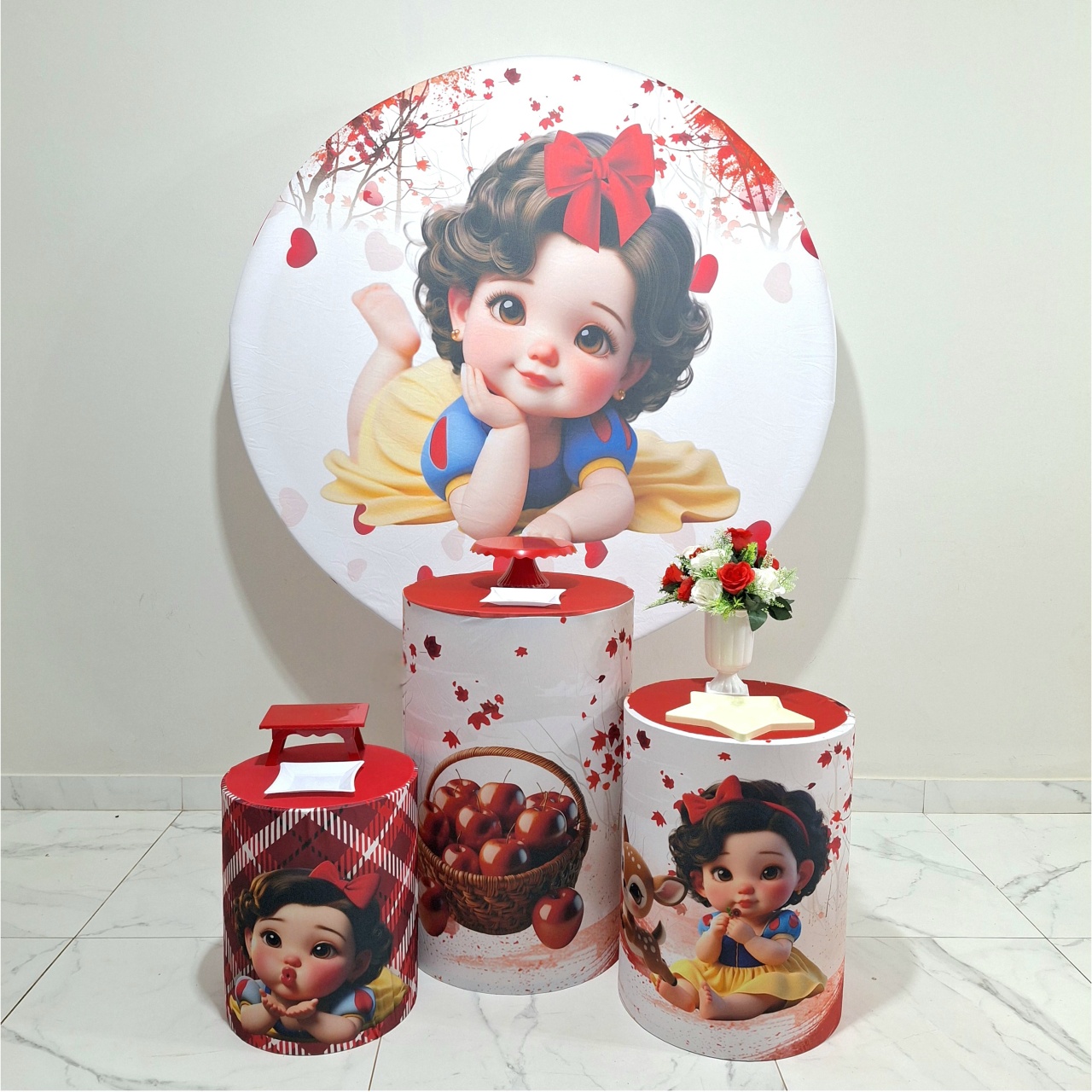 Branca de Neve Baby Promocional - Balo Mais Festas Pegue E Monte