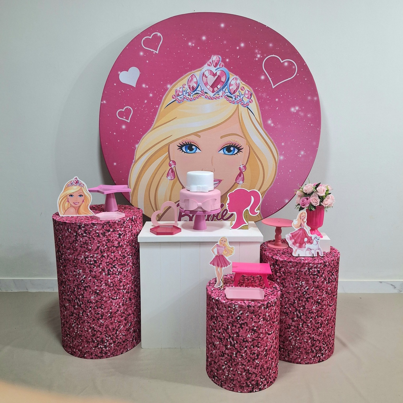 Barbie Rosto Especial - Balo Mais Festas Pegue E Monte