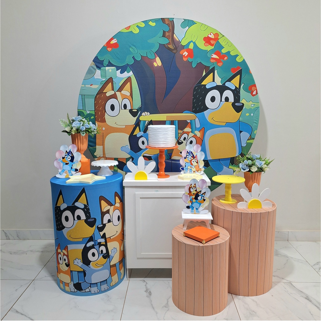 Bluey Especial (Versão 2) - Balo Mais Festas Pegue E Monte