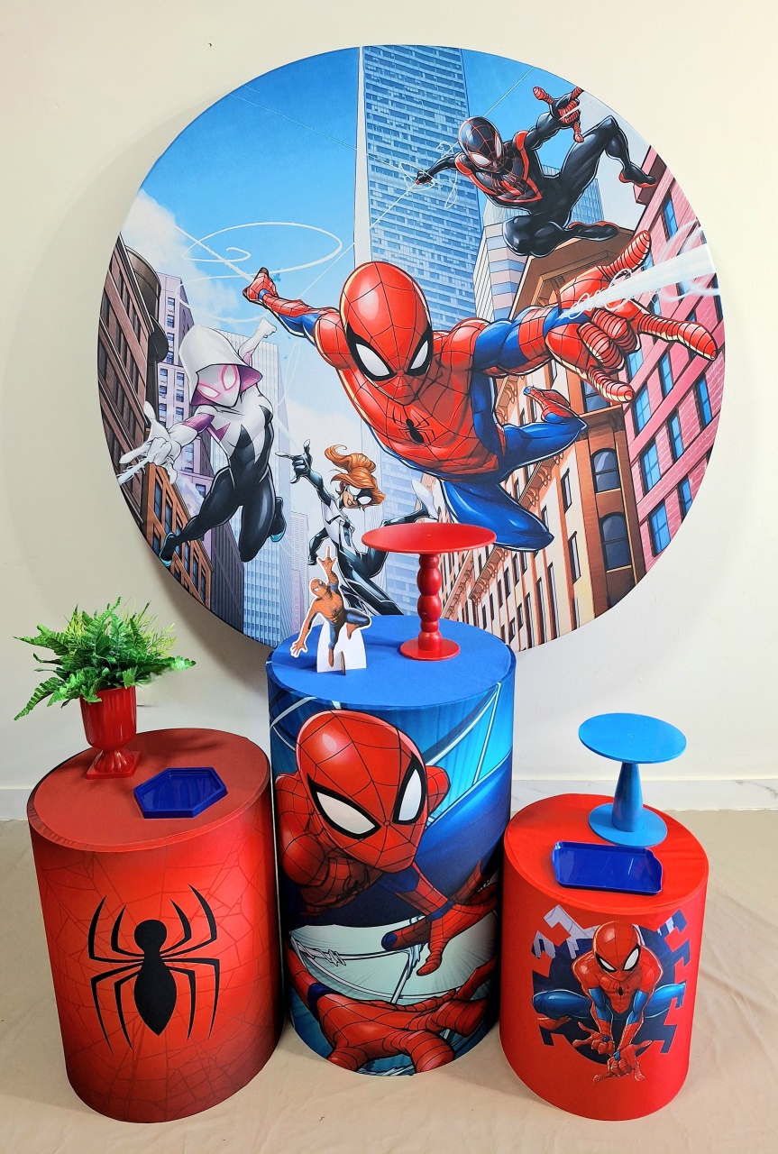 Homem Aranha 01 Promocional  - Balo Mais Festas Pegue E Monte