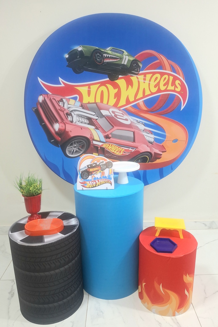 Hot Wheels Promocional  - Balo Mais Festas Pegue E Monte
