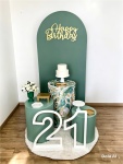 Kit Diferenciado Verde Painel Romano - imagem 1