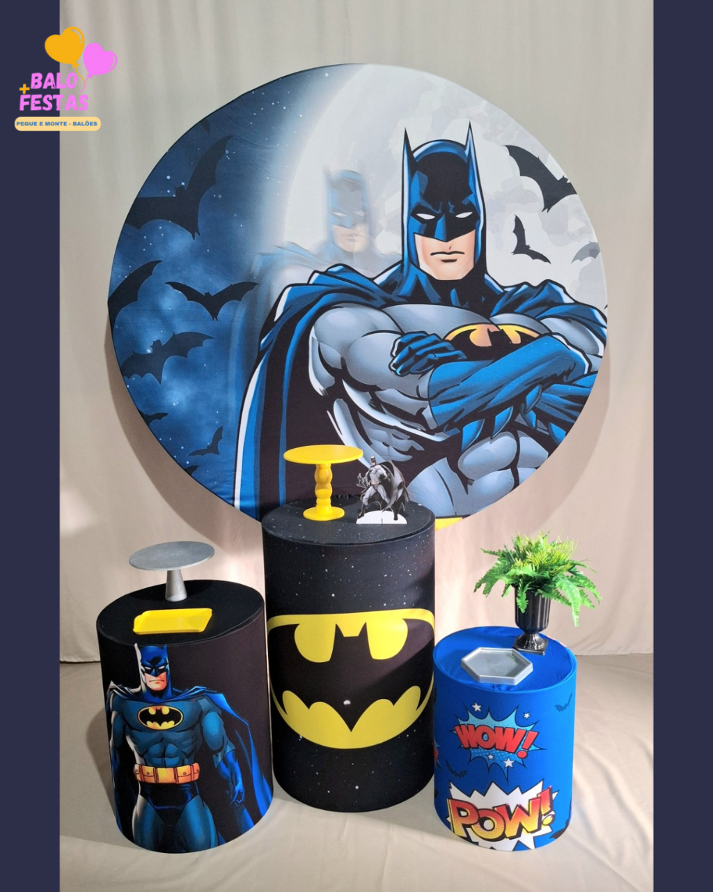 Batman Promocional  - Balo Mais Festas Pegue E Monte