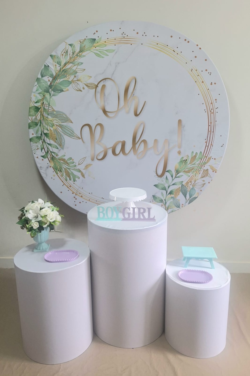 Chá Revelação Promocional Oh Baby - Balo Mais Festas Pegue E Monte