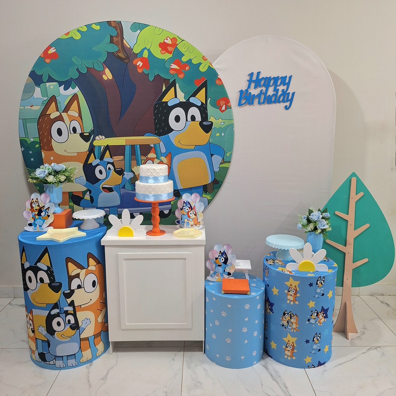 Bluey Excepcional  - Balo Mais Festas Pegue E Monte