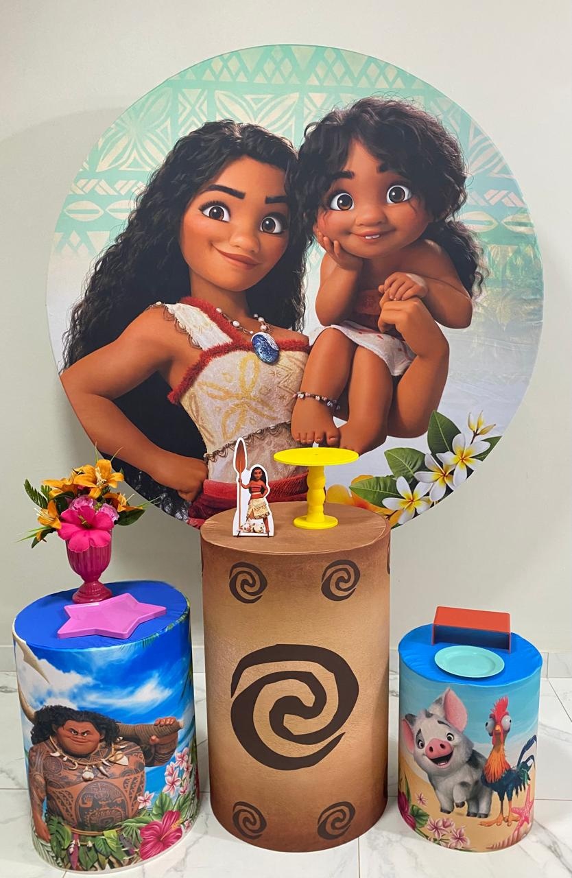 Moana 02 Promocional  - Balo Mais Festas Pegue E Monte