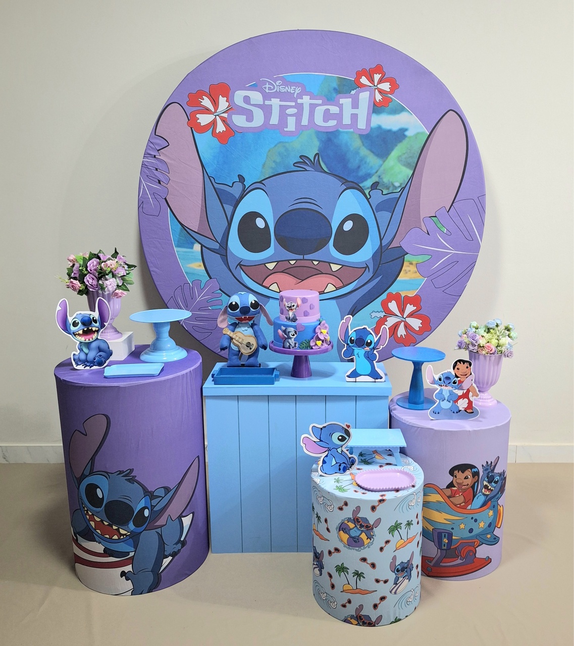 Stitch 01 Especial - Balo Mais Festas Pegue E Monte