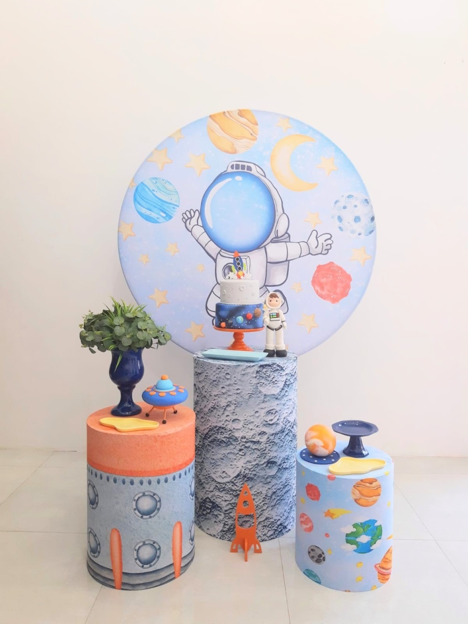 Kit Prata Plus Astronauta  - Saroka Locacção