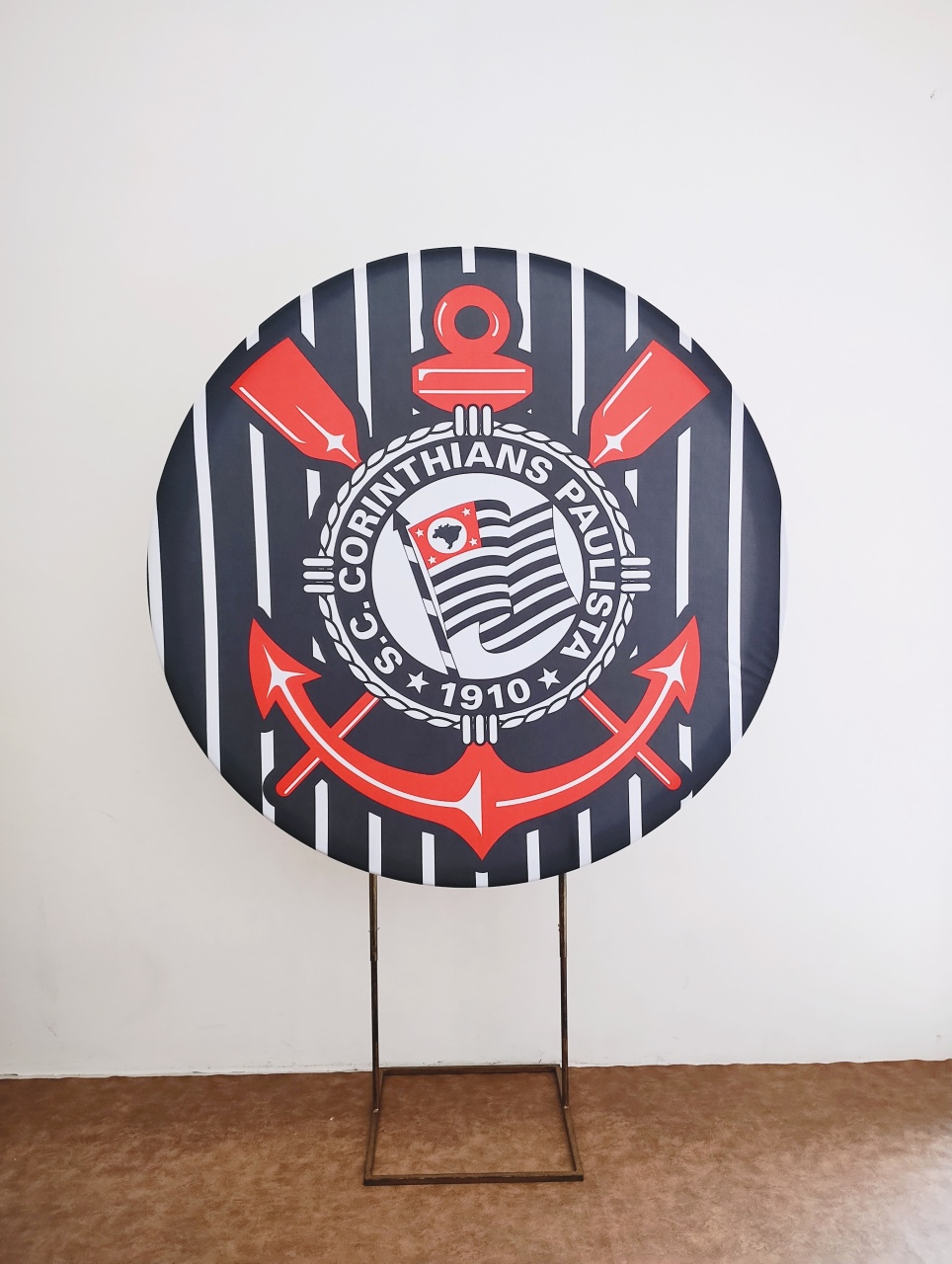 Painel Redondo Sublimado Corinthians  - Saroka Locacção