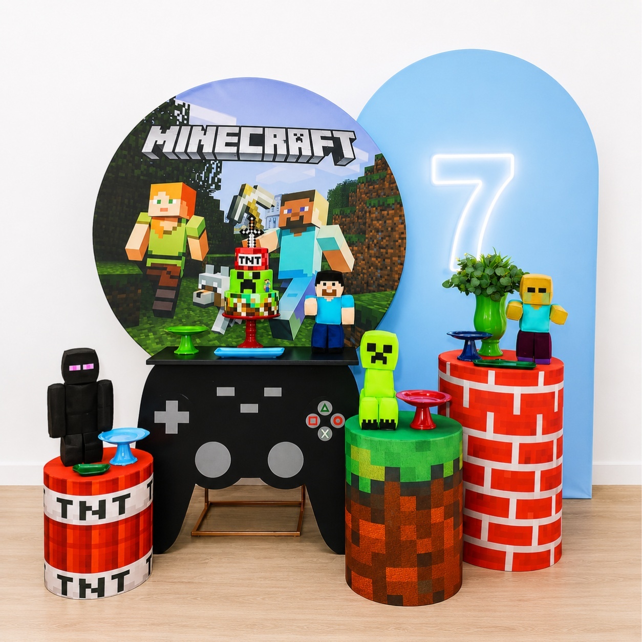 Kit Diamante Minecraft - Saroka Locacção