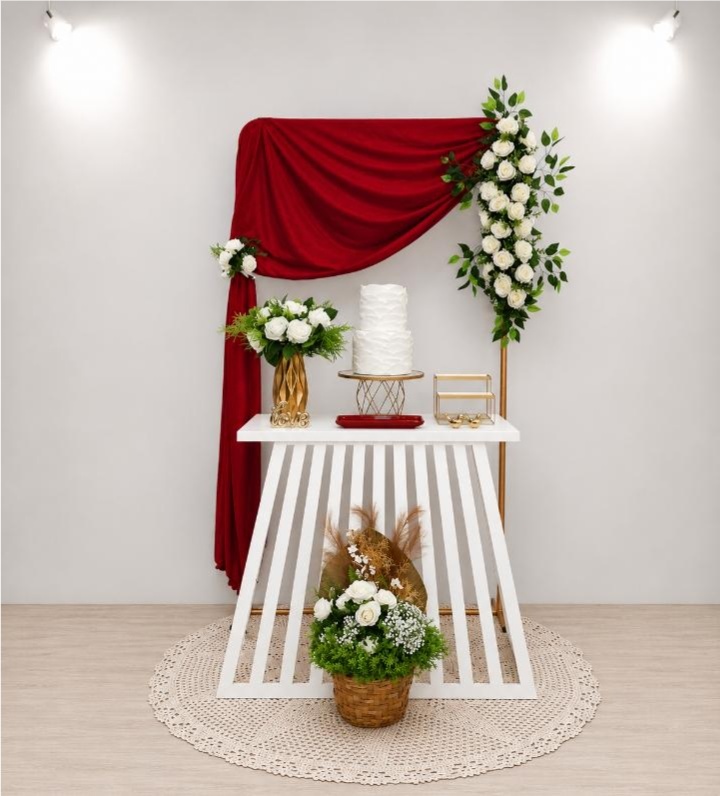 Kit Noivado / Casamento Vermelho - Saroka Locacção