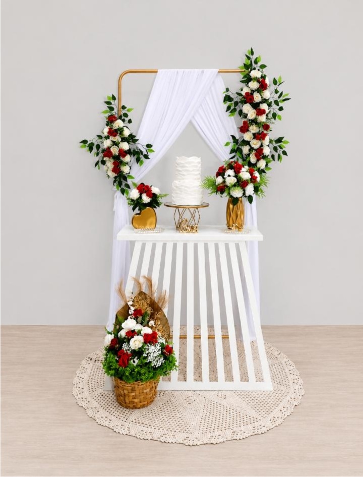 Kit Noivado / Casamento (Vermelho) - Saroka Locacção