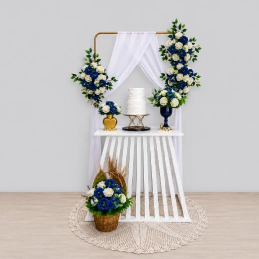 Kit Noivado / Casamento (Azul) - Saroka Locacção