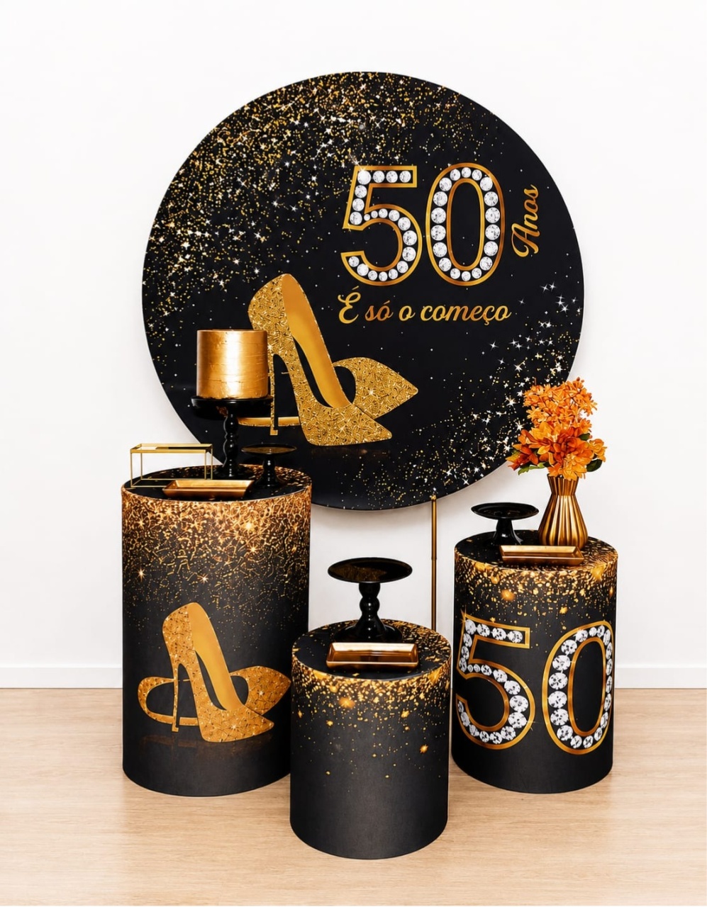 Kit Prata Plus 50 Anos - Saroka Locacção