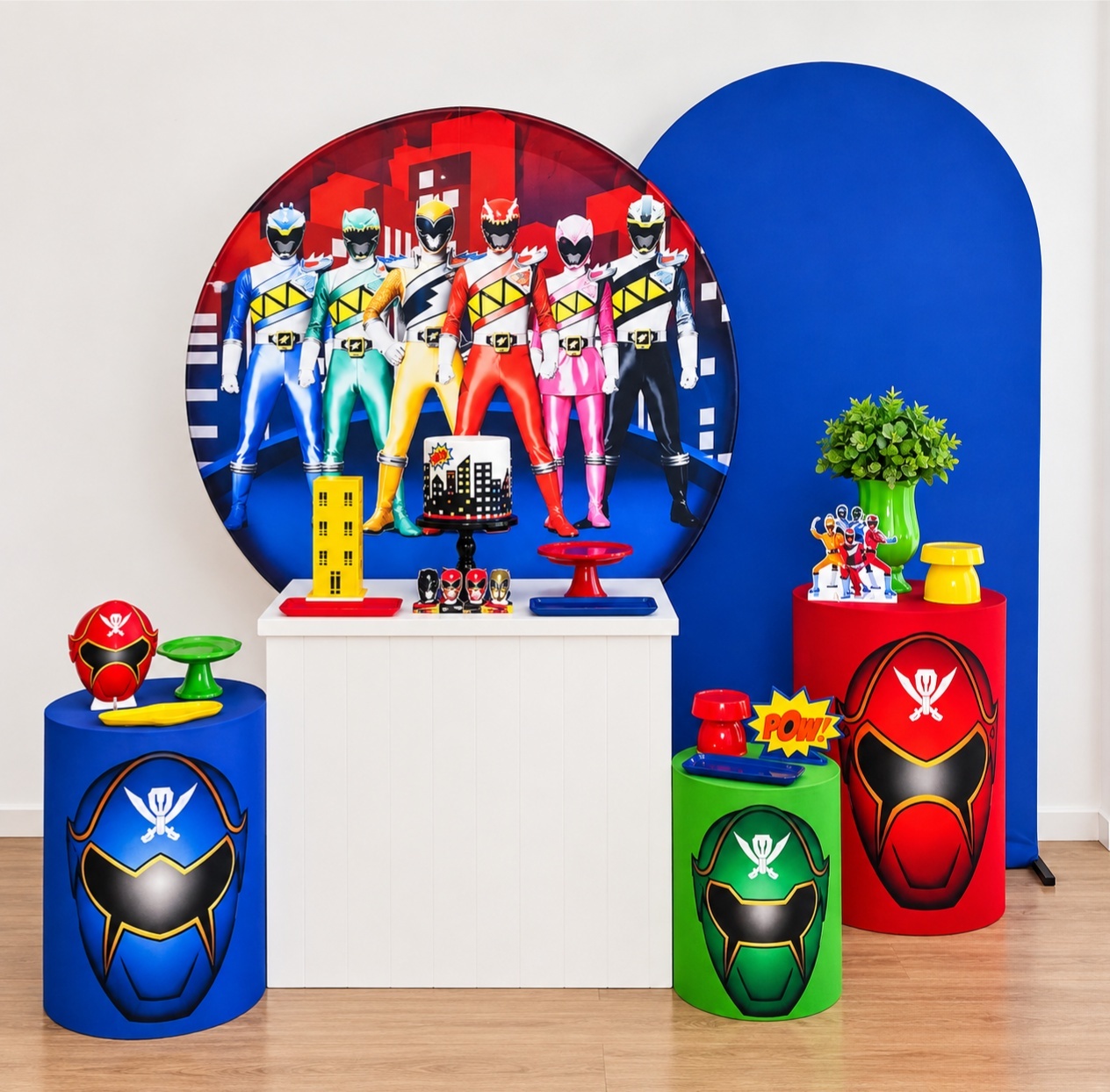 Kit Diamante Power Rangers - Saroka Locacção