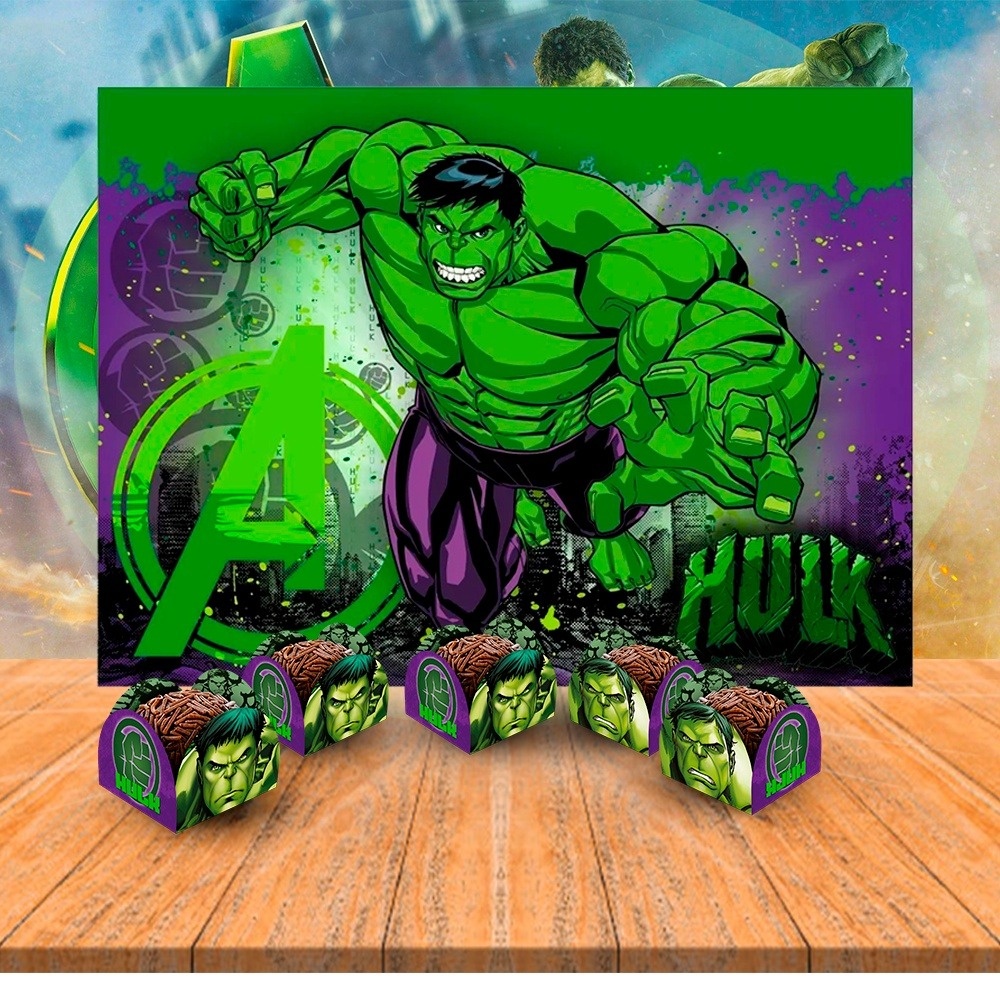 Kit Decoração - Hulk - tiago favaro festas