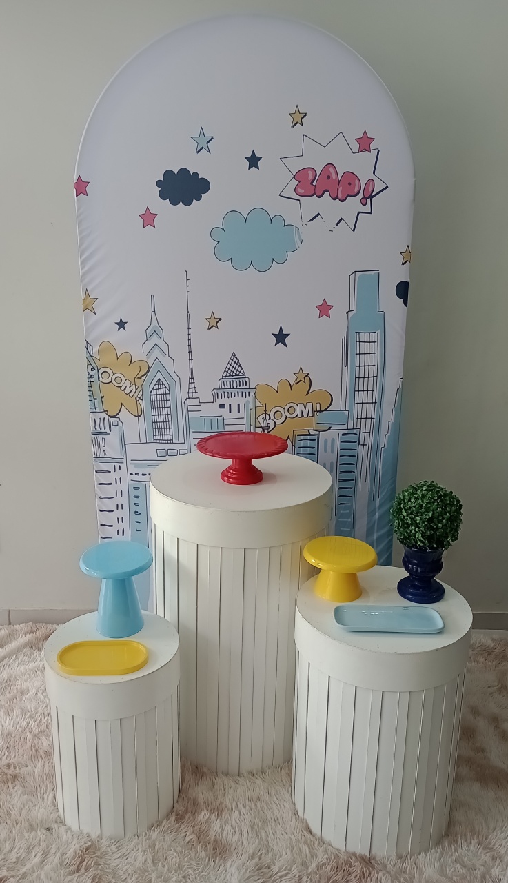 Kit Pegue E Monte Festejar - Herois Neutro  - BELAARTEFESTASBH