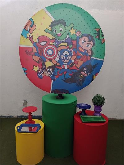 Pegue E Monte Festejar Super Herois Cute - BELAARTEFESTASBH
