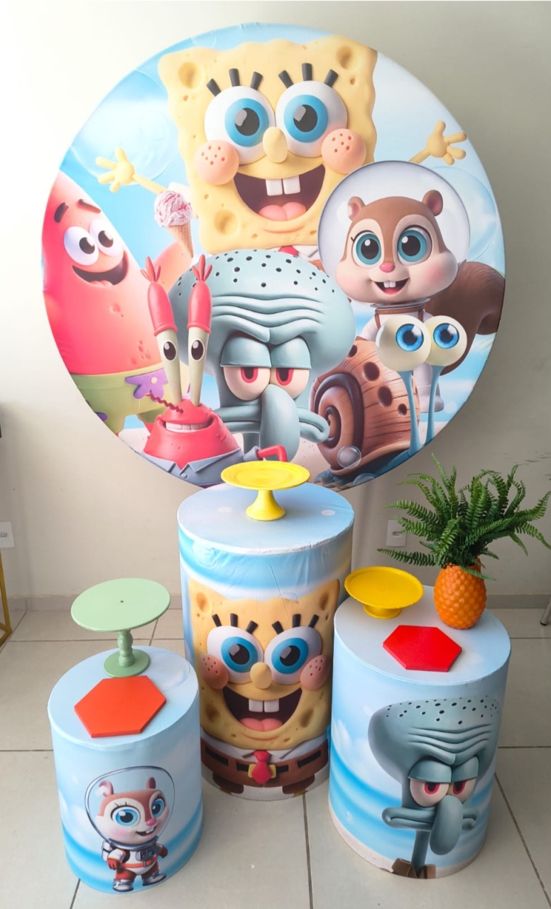 Pegue E Monte Festejar Bob Esponja 2 - BELAARTECELEBRAÇÕESEPRESENTES