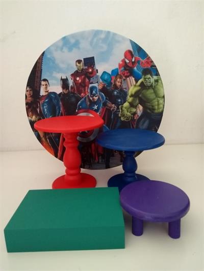 Kit Mini Heróis Vingadores E Marvel - BELAARTECELEBRAÇÕESEPRESENTES