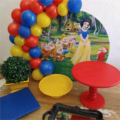 Kit Mini Branca de Neve E Os Sete Anões - BELAARTEFESTASBH
