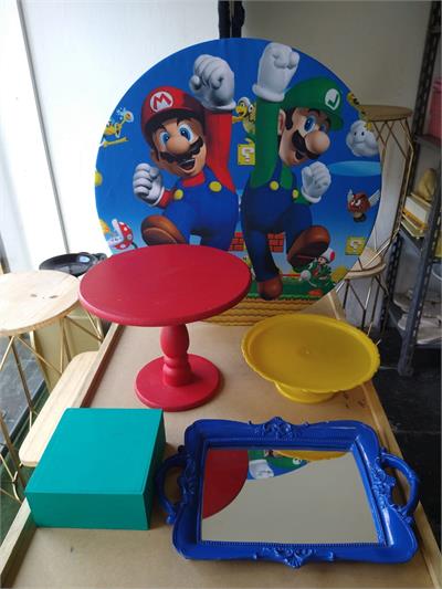 Kit Mini Super Mário - BELAARTEFESTASBH