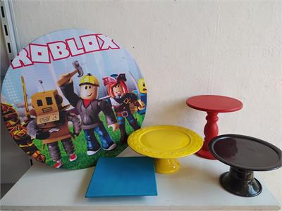 Kit Mini Decoração Roblox - BELAARTEFESTASBH