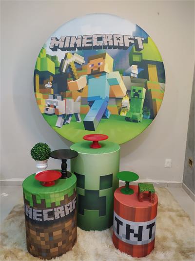 Pegue E Monte Festejar Minecraft - BELAARTEFESTASBH