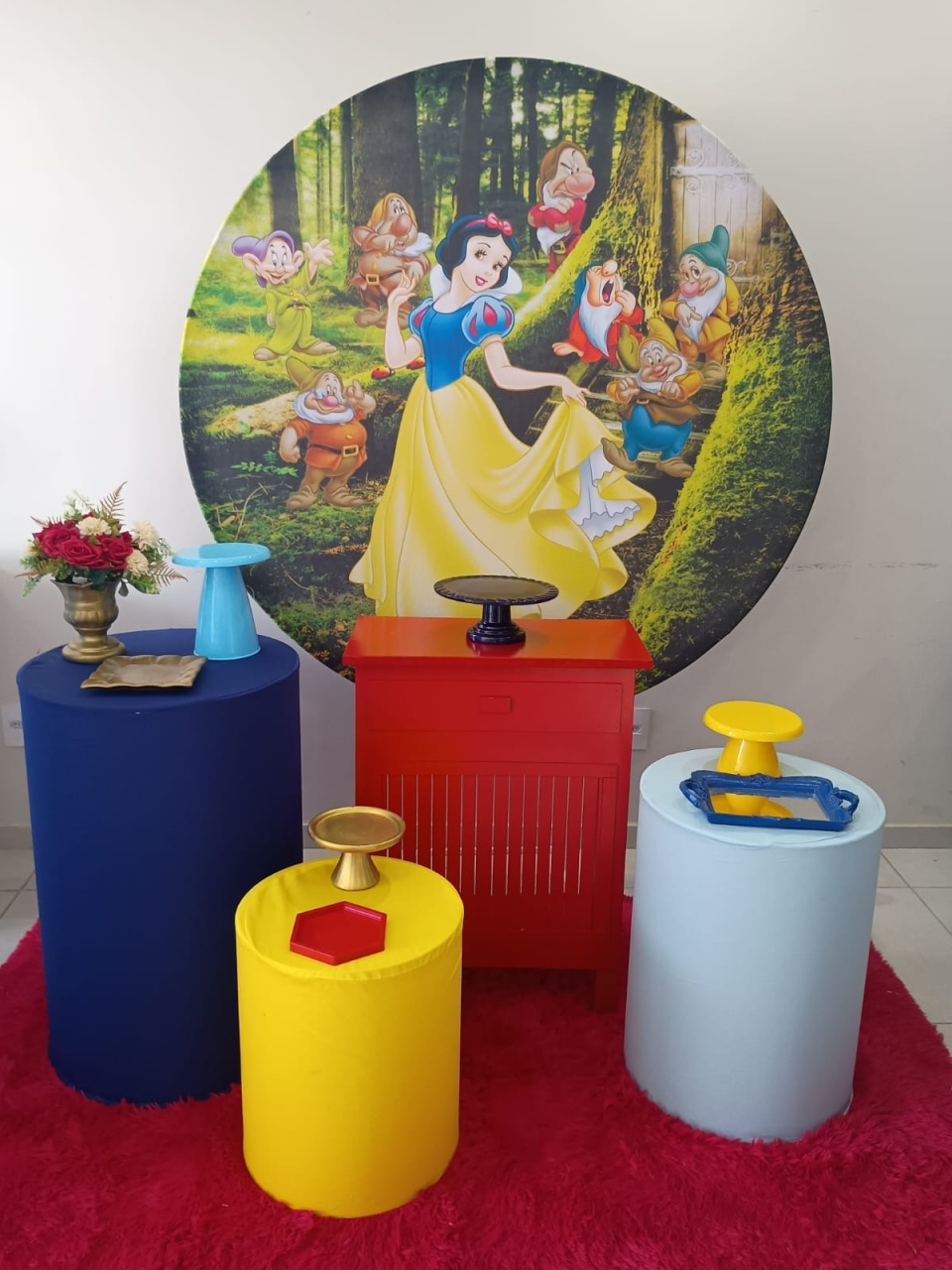 Pegue E Monte Festejar Prata Branca de Neve E Os 7 Anões   - BELAARTEFESTASBH