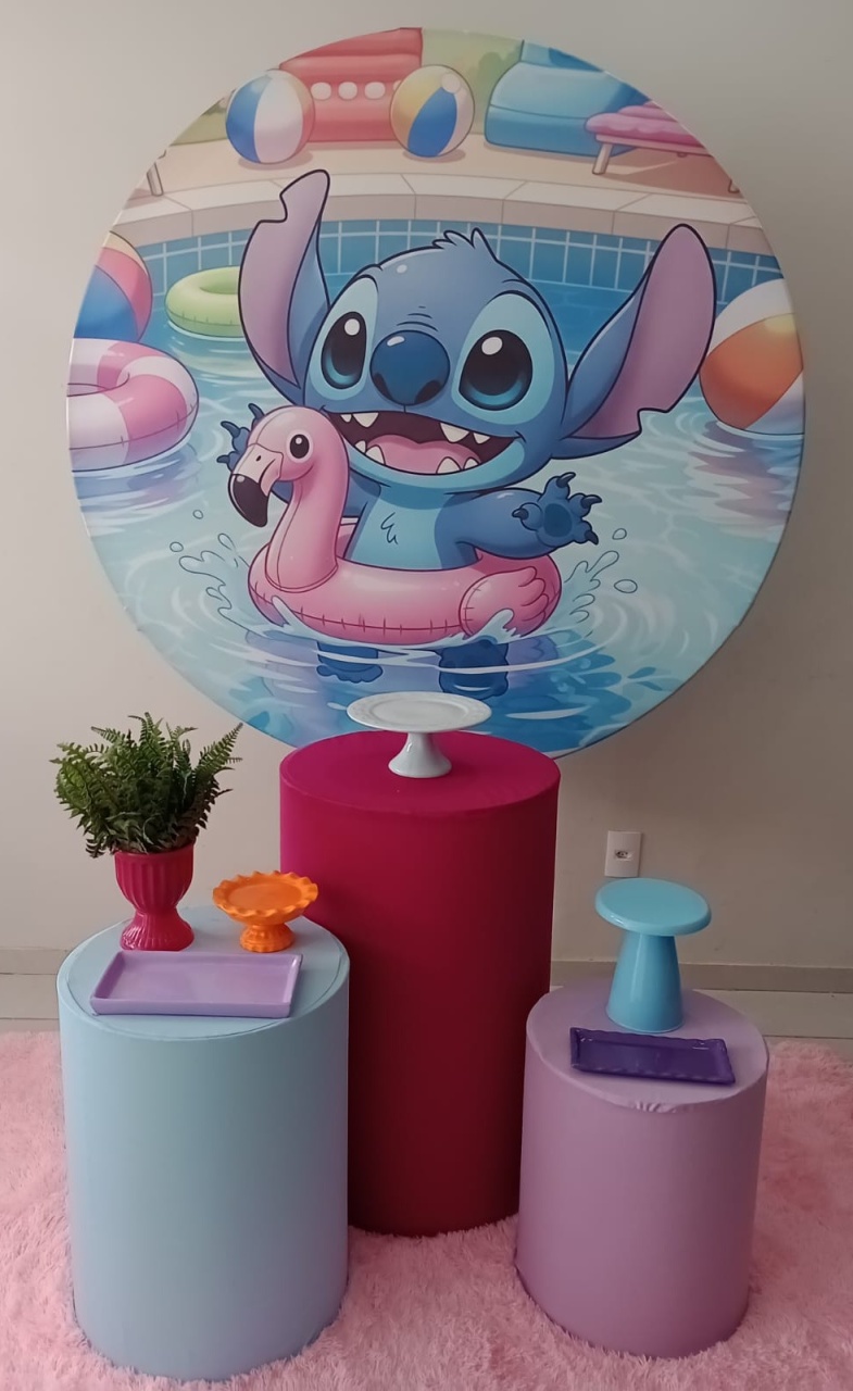Pegue E Monte Festejar Stitch Pool Party - BELAARTEFESTASBH