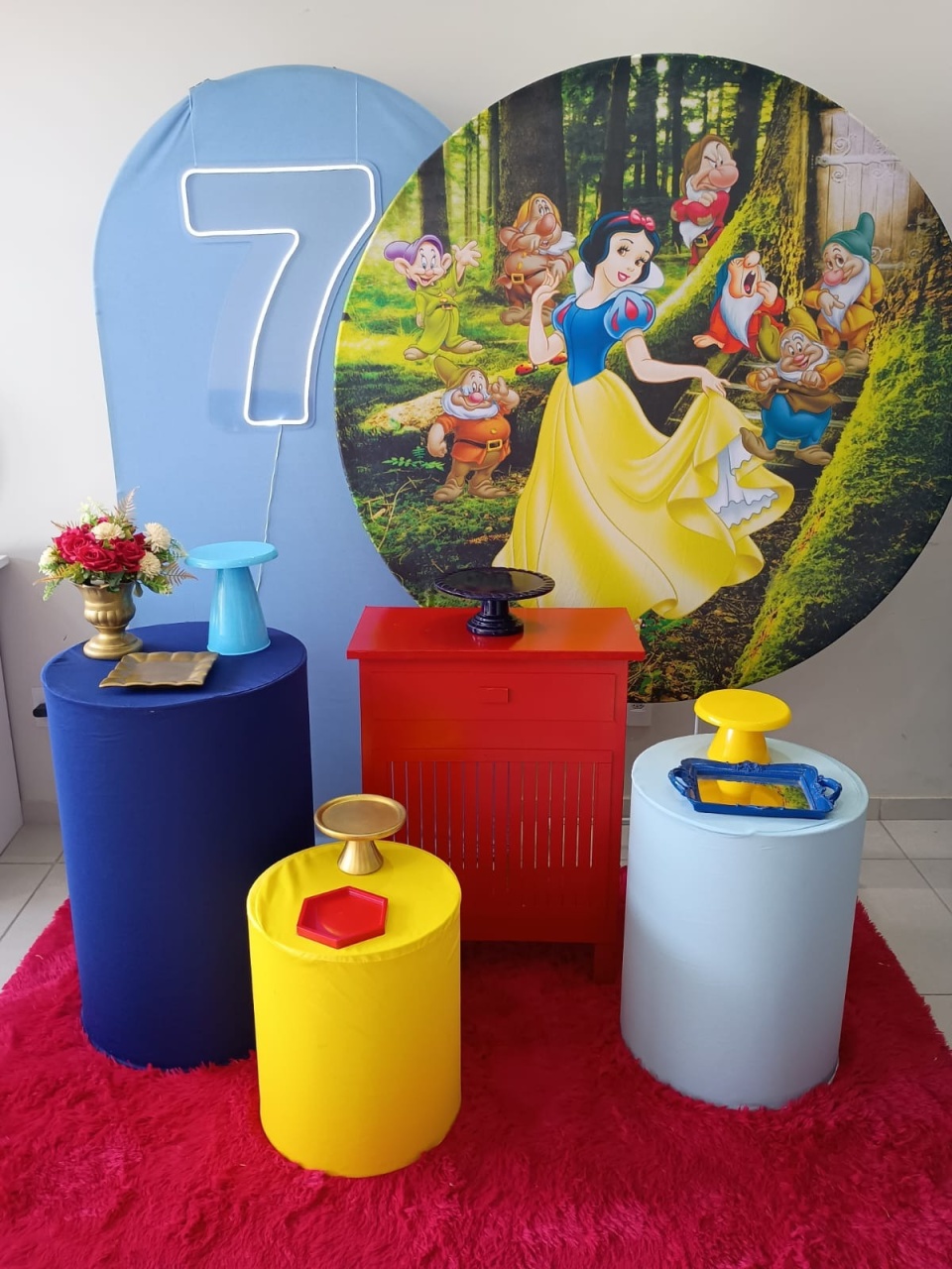 Pegue E Monte Festejar Diamante Branca de Neve E Os 7 Anões  - BELAARTEFESTASBH