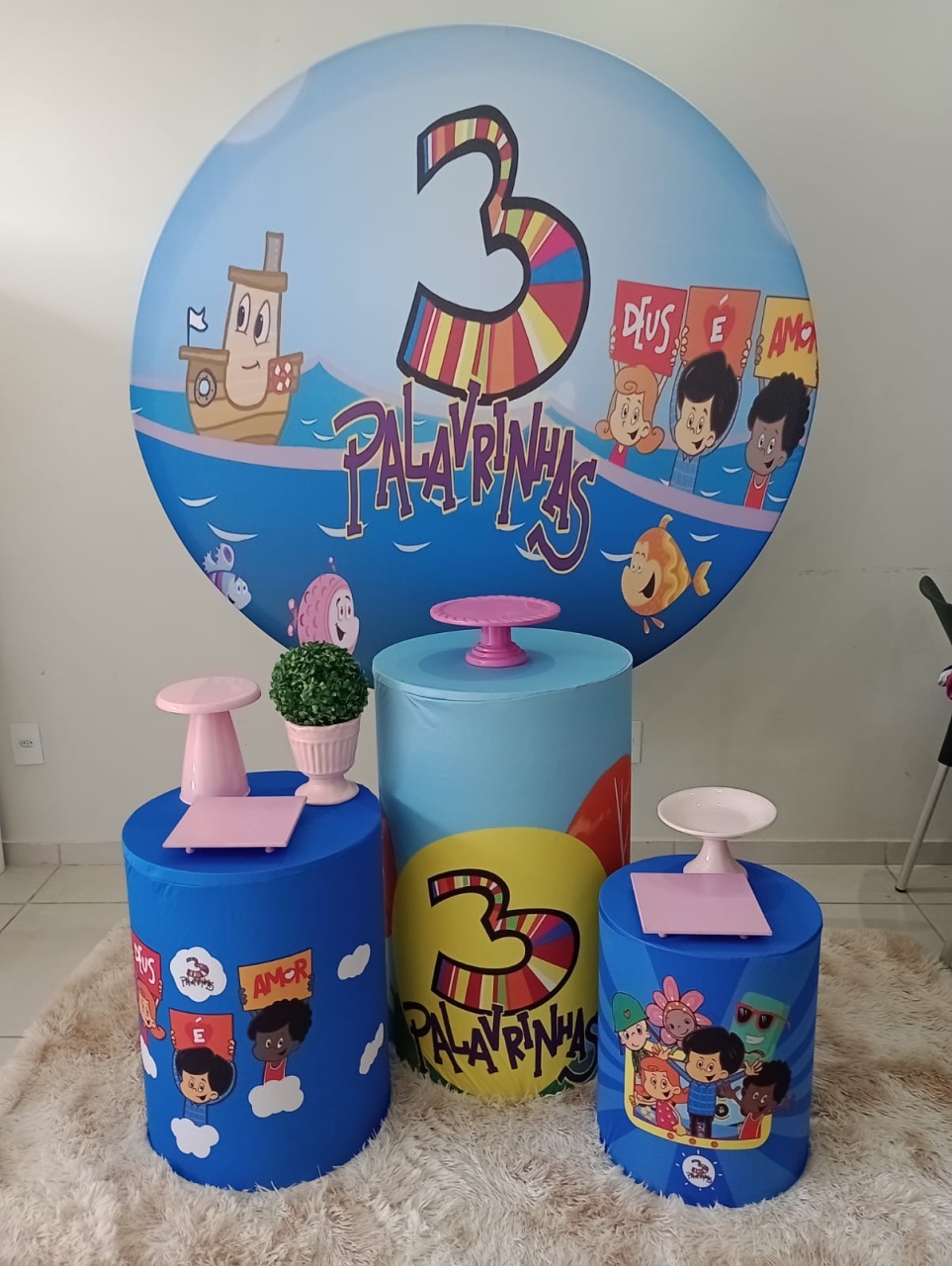Kit Pegue E Monte -Três Palavrinhas 2 - BELAARTEFESTASBH