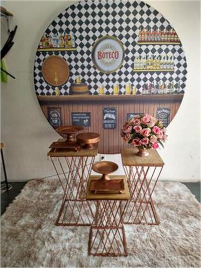 Kit Festejar Boteco Rose - BELAARTEFESTASBH