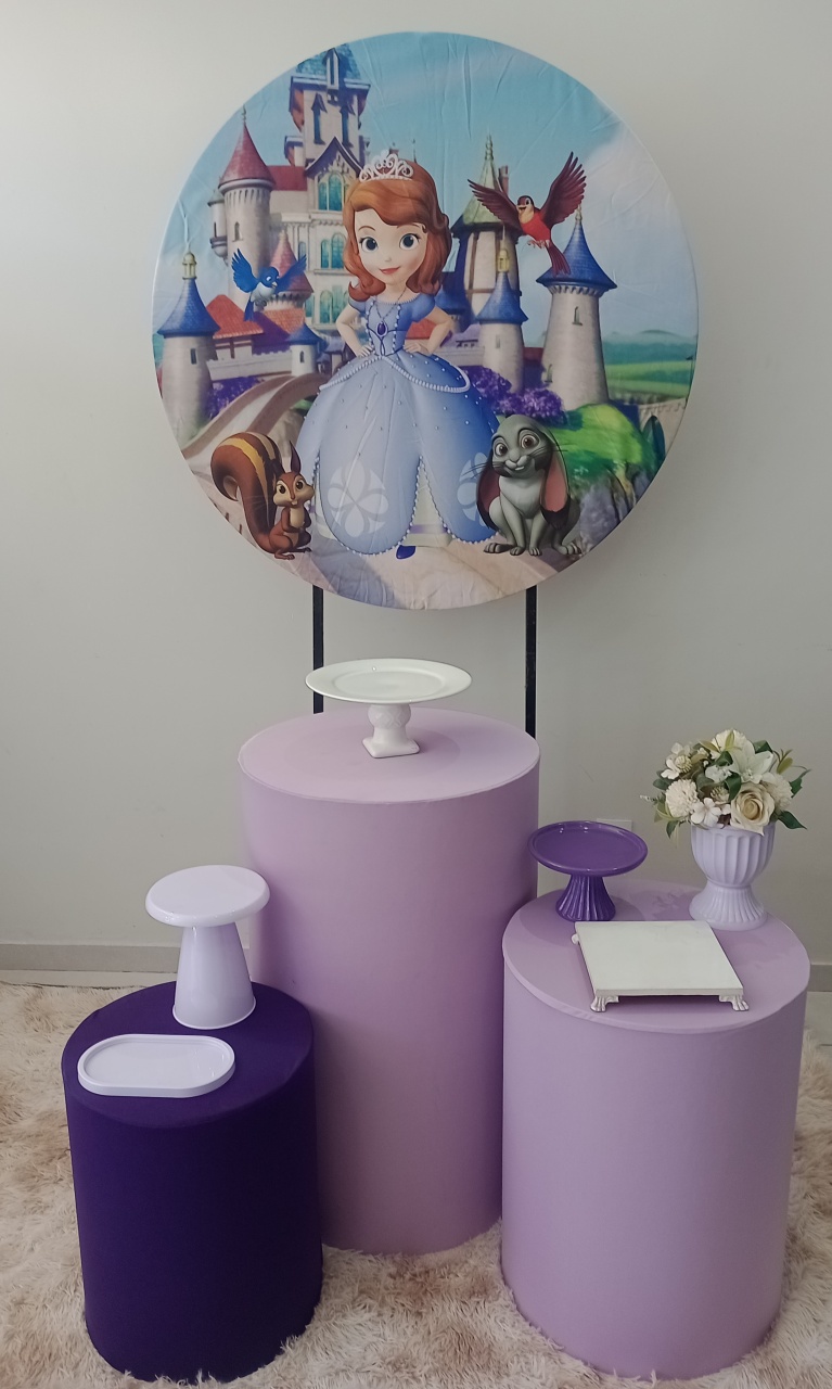 Kit Pegue E Monte Comemorar - Princesa Sofia  - BELAARTEFESTASBH