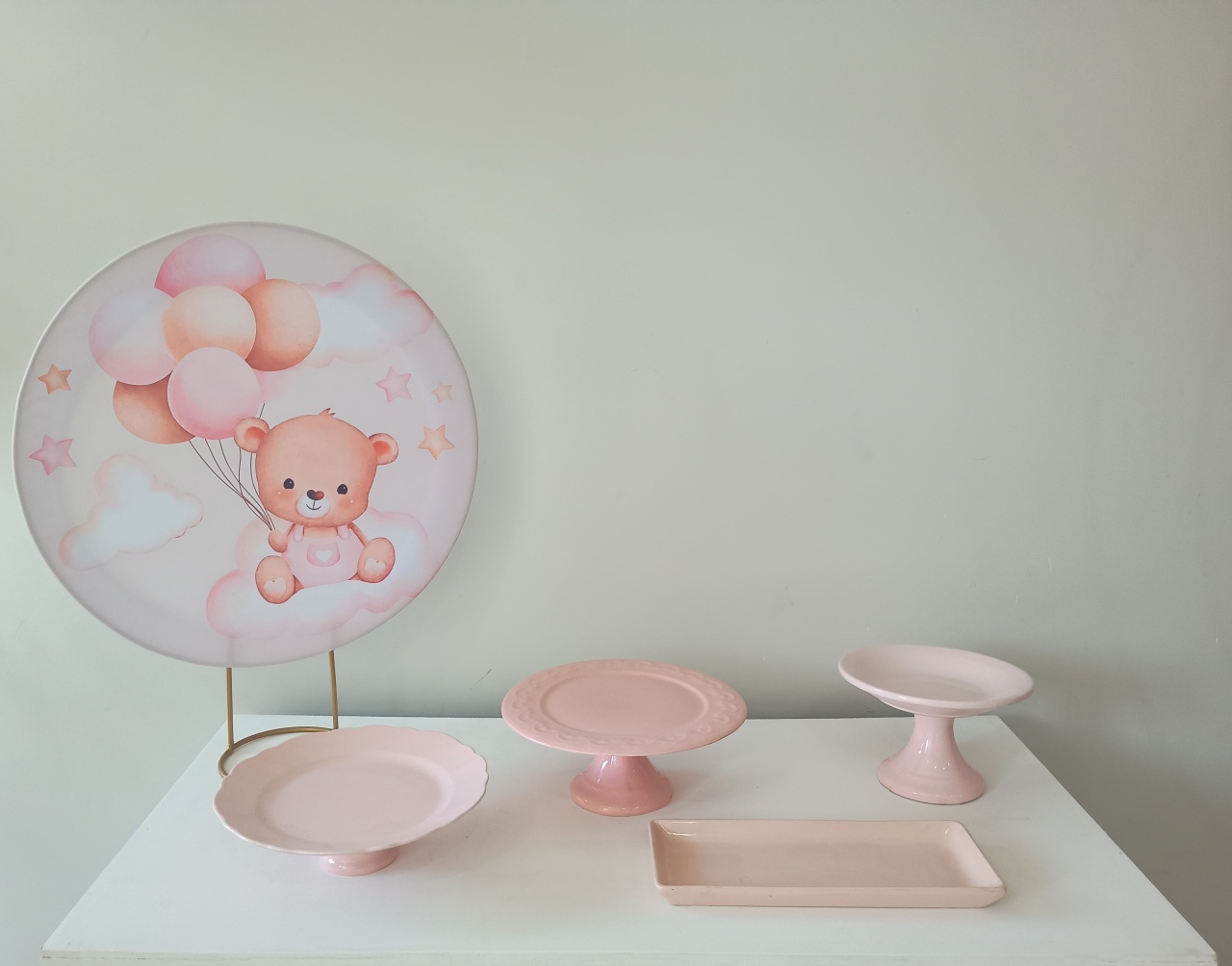 Kit Mini Ursinho Rosa - BELAARTEFESTASBH